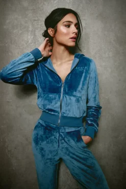 The Akala Studio Blue Velvet Pants Clearance