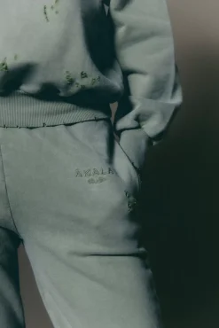 The Akala Studio Distressed Green Pants Fashion