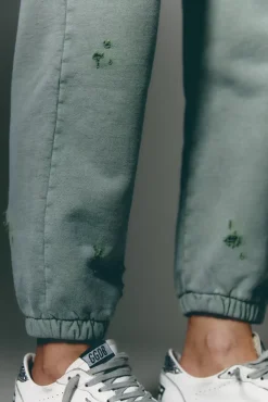 The Akala Studio Distressed Green Pants Fashion