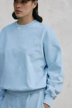 The Akala Studio Ice Blue Sweater Best Sale