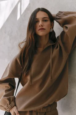 The Akala Studio Soft Camel Hoodie New