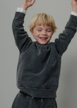 The Akala Studio Sudadera Washed Grey Niños Cheap